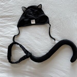 Hanna Andersson Black Cat Costume Hat and Tail
